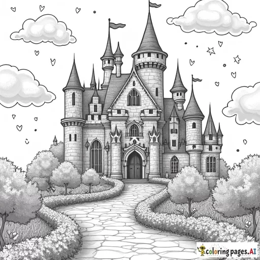 1.	A Fantasy Castle – A grand castle surrounded by ivy