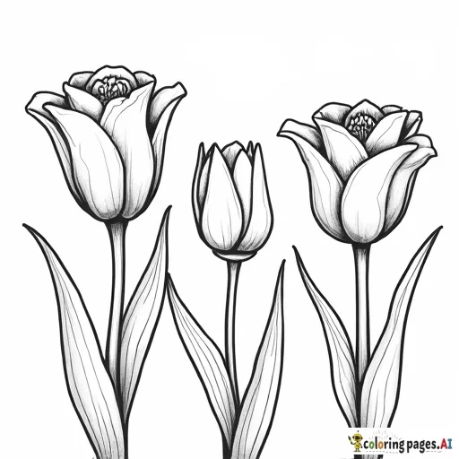 3 tulips ; 1 cardinal ; faded roses