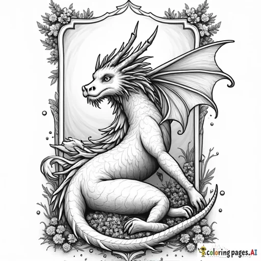 a tarot card with a celestial dragon empress with her freshly hatched babies.