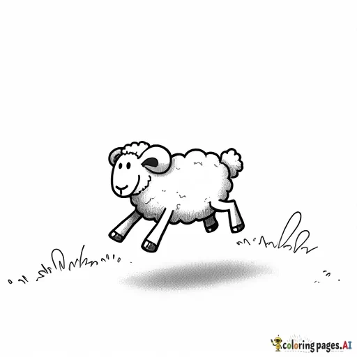 sheep jumpinh