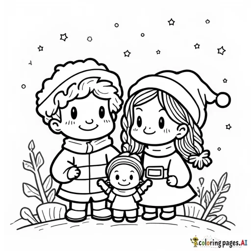 A chibi family christmas