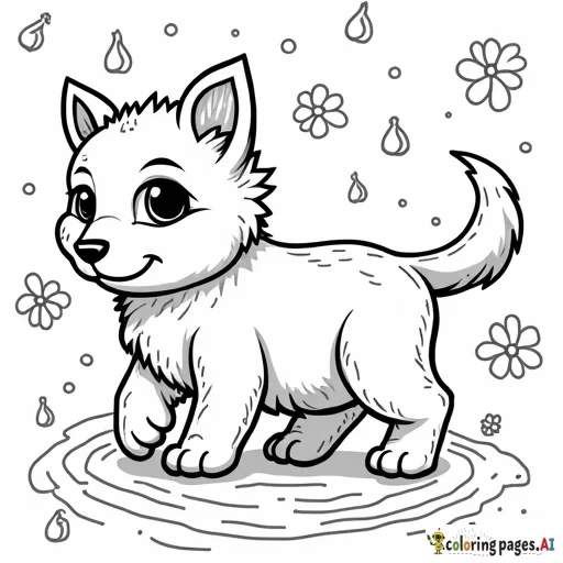 a coloring page with the alphabet