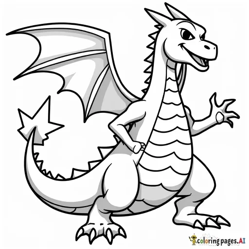 A combination of Charizard and Goku