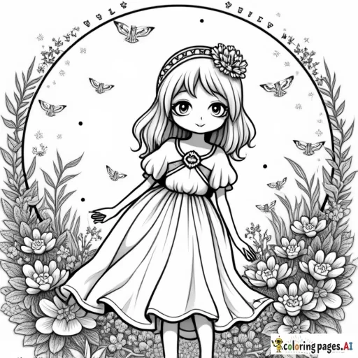 a fairytale world with characters