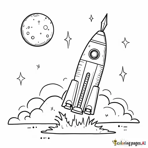 A foldable birthday card with a space theme