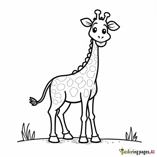 a giraffe