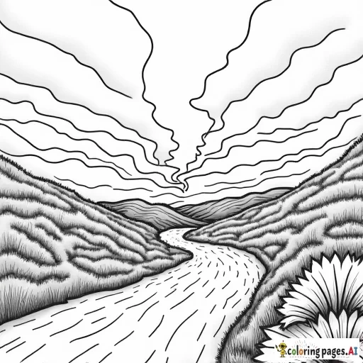 a landscape picture broken into 30 sections and numbered for goal setting