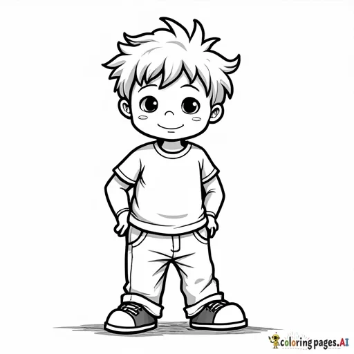 a  little boy with the word hayden above him