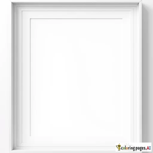 A MINIMALIST WHITE ELEGANT PICTURE FRAME MEASURING 11" x 14" ON THE OUTSIDE AND 8.5" x 11" OPENING