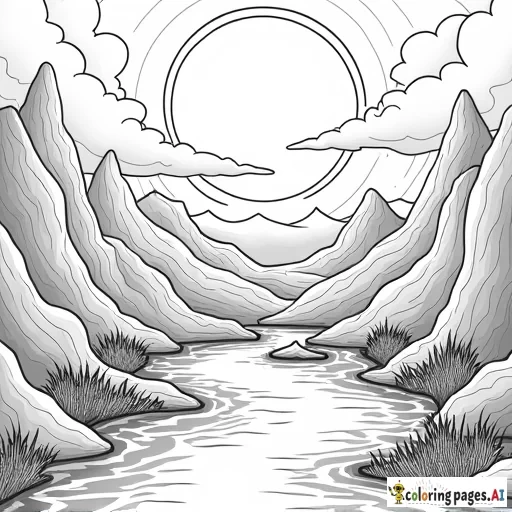 a mystical landscape from another dimension