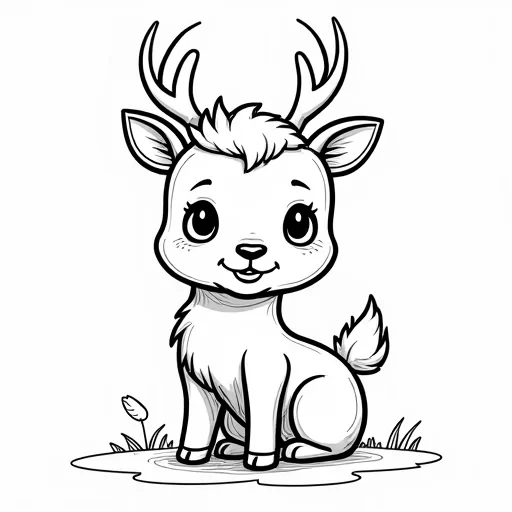 a SIMPLE CUTE URIAL  WITH BOLD LINES