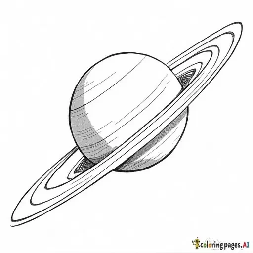 a spaceship departing saturn