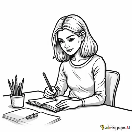 a teacher teaching her classroom