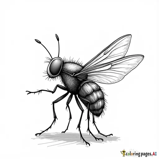 A whimsical housefly humming a tune
