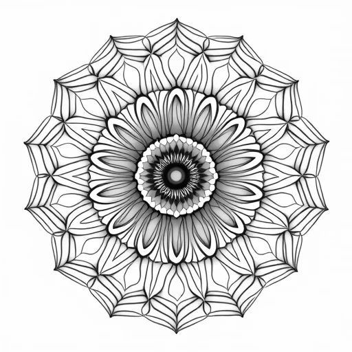 An abstract sinedot style image surrounded by a white background