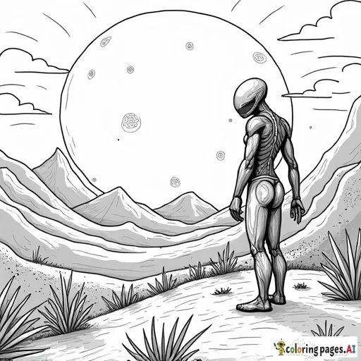 an alien invasion on a new planet fire comes and a girl