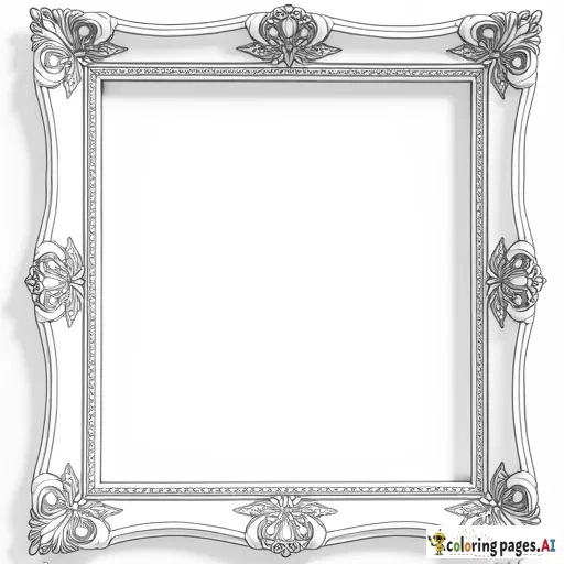 AN ELEGANT WHITE PICTURE FRAME FOR A COLORING BOOK THAT MEASURES 11"X14" AND THE OPENING IS 8.5" x 11".