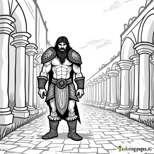 Barbarian in city