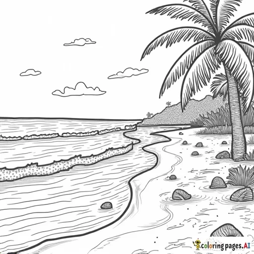 Beach background with "Ocean Athletics"