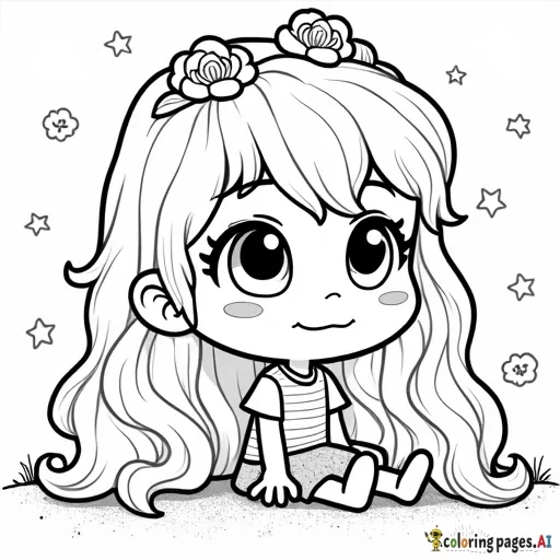 best friend coloring page