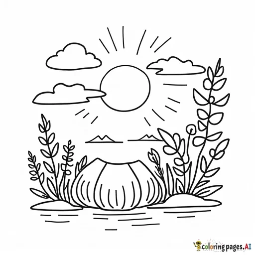 Bold, thick outlines and shapes; spacious layouts with generous white space; single-sided pages, often with a black back to prevent bleed-through.