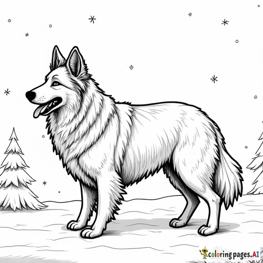 Border collie dog christmas