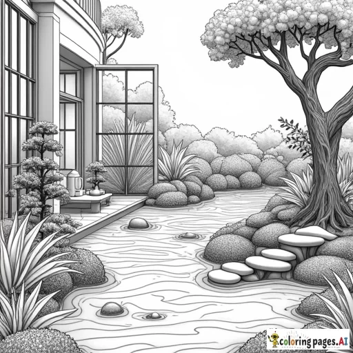 "BspoiledScrubs" offers an exciting opportunity to explore a wide range of luxurious, self-care, and relaxation-themed designs. Let's brainstorm some ideas for the other pages to create a cohesive and engaging book that encourages creativity and provides a soothing coloring experience. Here are some concepts for the additional pages:  Zen Garden Scene - A peaceful Zen garden with detailed patterns in the sand, stepping stones, bonsai trees, and a small, tranquil pond. Gourmet Kitchen for Making Spa Cuisine - An intricate kitchen setup with healthy foods, herbs, and kitchenware designed to create spa cuisine. Yoga and Meditation Space - A serene yoga studio with mats, blocks, and a peaceful outdoor view through large windows. Cozy Reading Nook - A snug corner with overstuffed chairs, a bookshelf filled with books, and a small table with a tea set. Botanical Garden Walk - A path through a lush botanical garden, with a variety of plants, flowers, and trees to color. Artisanal Soap and Candle Workshop - A craft table with tools and materials for making handmade soaps and candles, detailed with textures and patterns. Luxury Fashion Closet - An opulent walk-in closet with an assortment of high-end clothing, shoes, and accessories. Aromatic Herb Garden - A garden scene filled with aromatic herbs, flowers, and a quaint garden bench. Home Spa Bathroom - Another luxurious bathroom scene with different spa elements, like a steam shower and a variety of bath bombs. Jewelry Making Table - A creative space with beads, wires, and tools for making intricate jewelry. Gourmet Tea and Coffee Bar - A cozy corner with a selection of teas, coffee, and a barista station. Outdoor Meditation Retreat - A secluded outdoor area with a meditation circle, surrounded by nature. Luxury Resort Poolside - A resort-style pool scene with loungers, umbrellas, and a swim-up bar. Creative Writing Desk - An inspirational writing space with an old-fashioned typewriter, notebooks, and a window view. Elegant Perfumery Lab - A workspace for blending custom perfumes, with bottles, droppers, and flowers. Vintage Vinyl Listening Room - A room dedicated to music, with a record player, headphones, and a collection of vinyl records. Art Studio for Pottery and Painting - A space with a pottery wheel, kiln, canvases, and painting supplies. Fashion Design Studio - A designer’s studio with mannequins, fabric swatches, and sketchbooks. Modern Home Office - A minimalist home office with a sleek desk, ergonomic chair, and tech gadgets. Rooftop Terrace at Sunset - A rooftop scene with comfortable seating, plants, and a view of the sunset. Luxury Train Car Interior - An opulent train car with plush seating and picturesque windows. Seaside Hammock Scene - A relaxing beach scene with a hammock strung between palm trees. Mountain Cabin Fireplace - A cozy cabin interior with a roaring fireplace and comfortable furnishings. Scenic Hiking Trail - A detailed hiking path through the mountains or forest, with nature all around.