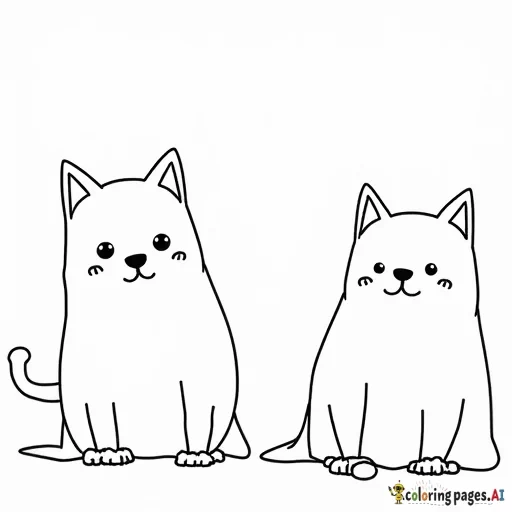 Cats dressed as ghosts