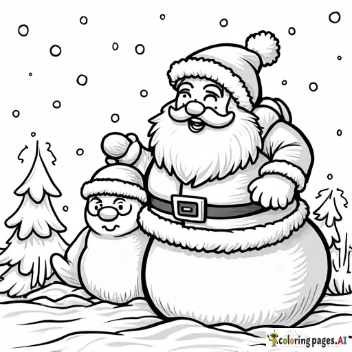 christmas colring page