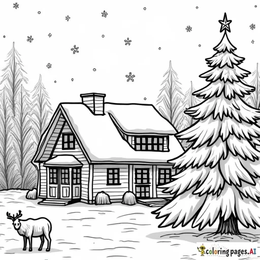 Christmas scene detailed without watermark