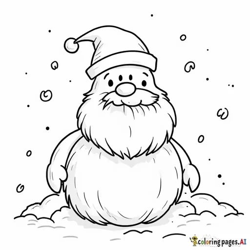 create 10 Christmas coloring pages for preschool