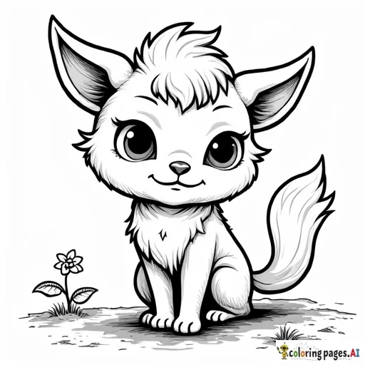 create a coco wyo inspired coloring page