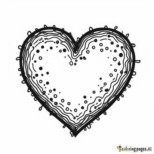 detailed heart for kids