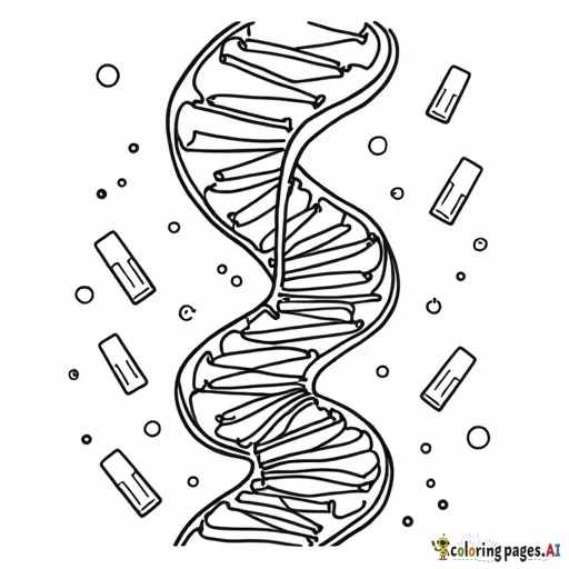 DNA with test tubes