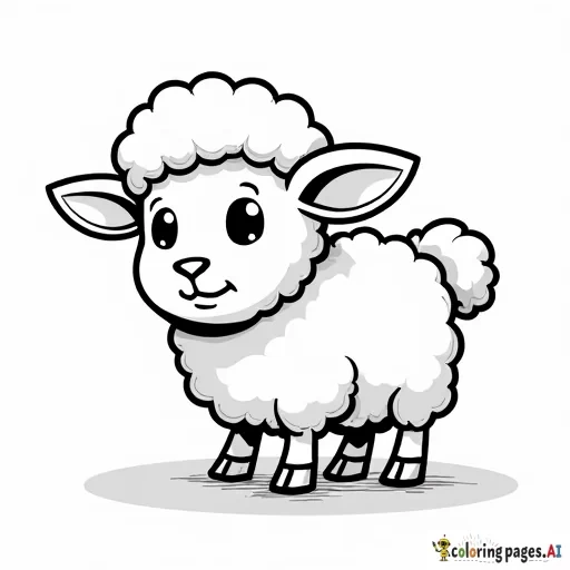 drawing of sheep