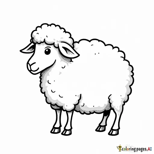 drawing of sheep