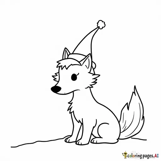 Elf on the shelf arctic fox