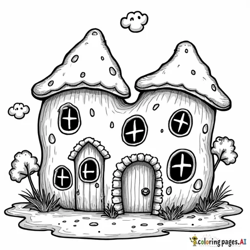 Fairy house village