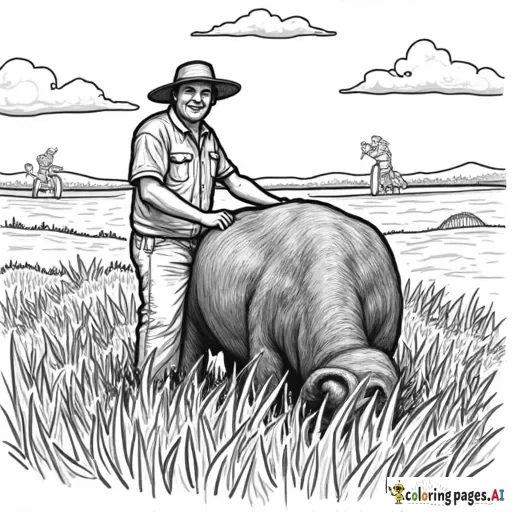 Farmers helping the community