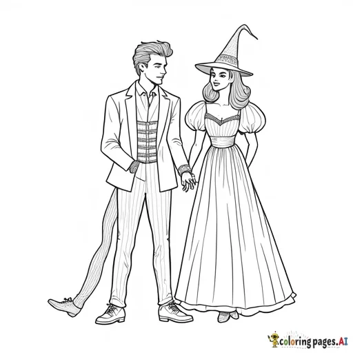 Fiyero elphaba and Glinda
