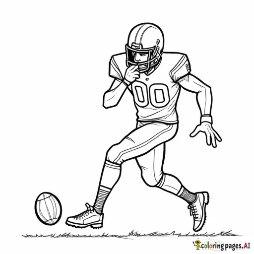 Football coloring pages