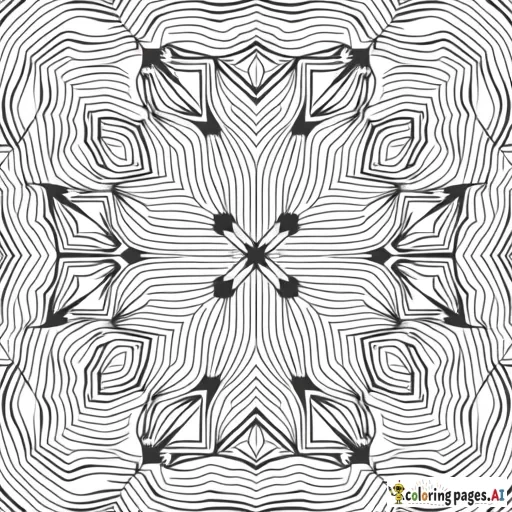 geometric patterns for adult coloring book