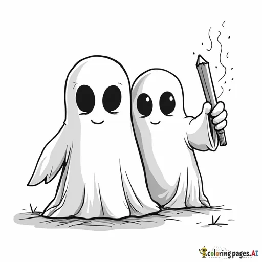 Ghosts doing mundane activites