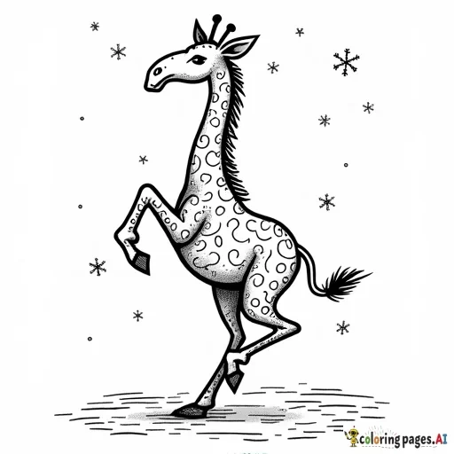 giraffe dancing nutcracker
