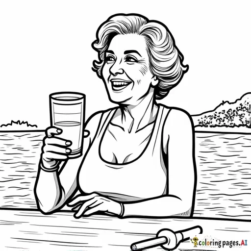 grandma drunk at the yacht club