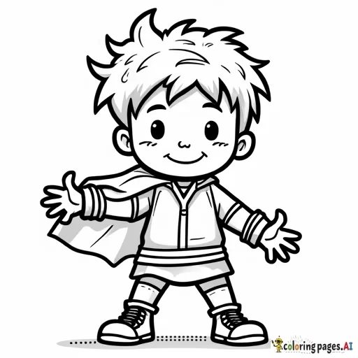 henry danger coloring page