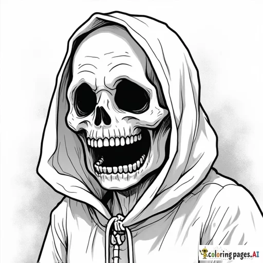 horror coloring pages