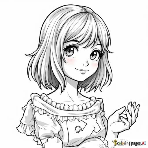 An adult coloring page that says Kelly