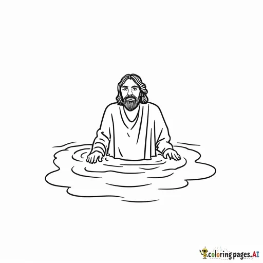 JESUS BEING BAPTIZED