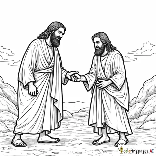 JESUS RAISING LAZARUS FROM THE DEAD